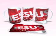 Caneca de Porcelana 325ml Decorada Frases Religiosas Caneca de Porcelana 325ml Decorada Frases Religiosas
