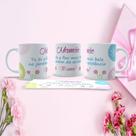 Caneca de Porcelana 325ml Decorada Mães Estampa 45