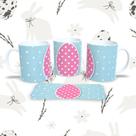 Caneca de Porcelana 325ml Decorada Páscoa Páscoa 30
