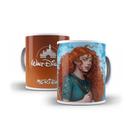 Caneca de Porcelana 325ml Decorada Princesas Merida