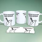 Caneca de Porcelana 325ML Flork Frases Estampa 13 Branco Compatível com Micro-ondas Outras Marcas Caneca de Porcelana 325ML Flork Frases Estampa 13 Branco Compatível com Micro-ondas Outras Marcas