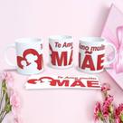 Caneca de Porcelana 325ML Mães Estampa 104 Decorada Dia das Mães Branco Outras Marcas Caneca de Porcelana 325ML Mães Estampa 104 Decorada Dia das Mães Branco Outras Marcas