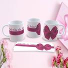 Caneca de Porcelana 325ML Mães Estampa 134 Dia das Mães Apta Micro-ondas Branco Outras Marcas