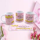 Caneca de Porcelana 325ML Mães Estampa 136 Dia das Mães Branco Outras Marcas