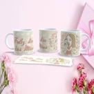 Caneca de Porcelana 325ML Mães Estampa 28 Branco Apta Micro-ondas e Lava-louças Outras Marcas