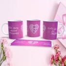 Caneca de Porcelana 325ML Mães Estampa 30 Dia das Mães Branco Outras Marcas