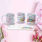 Caneca de Porcelana 325ML Mães Estampa 41 Decorada Dia das Mães Branco Outras Marcas