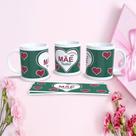Caneca de Porcelana 325ML Mães Estampa 72 Dia das Mães Branco Outras Marcas