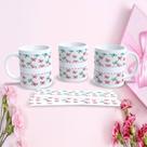 Caneca de Porcelana 325ML Mães Estampa 91 Branca Dia das Mães Apta micro-ondas Outras Marcas