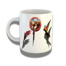 Caneca de Porcelana 325ml Personalizada com Design 3D Exclusivo