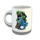 Caneca de Porcelana 325ml Personalizada com Design 3D Exclusivo