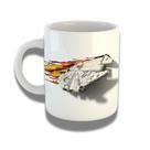 Caneca de Porcelana 325ml Personalizada com Design 3D Exclusivo