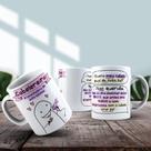 Caneca de Porcelana 325ml Personalizada Flork Profissões Feminino