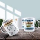 Caneca de Porcelana 325ml Personalizada Flork Profissões Masculino