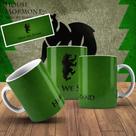Caneca de Porcelana 325ml Personalizada Game Of Thrones Decorada