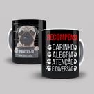 Caneca de Porcelana 325ml Personalizada Pets Estampa 14