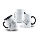 Caneca de Porcelana Amantes de Livro Leitura Liberta a Mente
