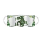 Caneca de Porcelana Botânica Costela de Adão Monstera 325ml