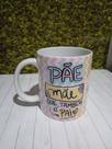 Caneca de porcelana Branca Personalizada - PÃE