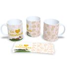Caneca de Porcelana Capivara Fofa Presente Criativo e Divertido