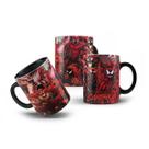 Caneca de Porcelana Carnage Venom Carnificina Total Vermelho