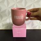 Caneca de porcelana colors com palavras