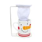 Caneca De Porcelana com Coador Cake - Natal Mágico Caneca De Porcelana com Coador Cake - Natal Mágico