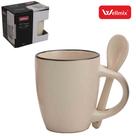 Caneca de Porcelana com Colher Denny Collection 90ml Branca