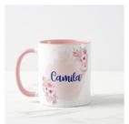 caneca de porcelana com nome de Camila - 325 ml - unitário