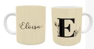 caneca de porcelana com nome de Eloisa - 325 ml - unitário