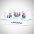 Caneca de Porcelana Decorada 325ml Frases Religiosas Caneca de Porcelana Decorada 325ml Frases Religiosas
