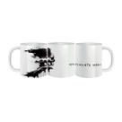 Caneca de Porcelana Decorativa Memento Mori Presente 325mL Caneca de Porcelana Decorativa Memento Mori Presente 325mL