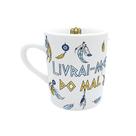 Caneca de Porcelana Decorativa - Sonhos e Serenidade