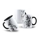 Caneca de Porcelana Deus Anubis Egito Antigo 325mL Caneca de Porcelana Deus Anubis Egito Antigo 325mL