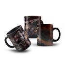 Caneca de Porcelana Deus Nórdico Odin o Pai de Todos Corvo