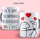 Caneca De Porcelana Divertida - Meme Flork 02 Caneca De Porcelana Divertida - Meme Flork 02
