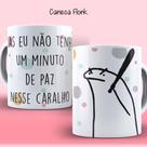 Caneca De Porcelana Divertida - Meme Flork 06 Caneca De Porcelana Divertida - Meme Flork 06