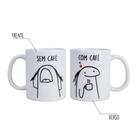 Caneca de porcelana Flork Café Caneca de porcelana Flork Café