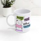 Caneca de Porcelana Flork - Reage Caneca de Porcelana Flork - Reage