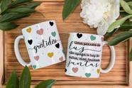 Caneca de Porcelana Gratidão Caneca de Porcelana Gratidão
