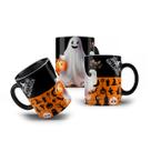 Caneca de Porcelana Halloween Fantasminha Dia das Bruxas Caneca de Porcelana Halloween Fantasminha Dia das Bruxas