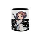 Caneca de Porcelana Leia Organa Star Wars Coleção 325mL