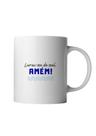 Caneca de porcelana livra me de todo o mal - 300ml