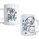 Caneca de porcelana mãe de pet