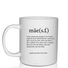 Caneca de porcelana mãe, significado Caneca de porcelana mãe, significado