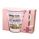 Caneca de porcelana minha dinda 300 ml - Artebel