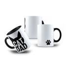 Caneca de Porcelana Pai de Gato Cat Dad Divertida 325mL Caneca de Porcelana Pai de Gato Cat Dad Divertida 325mL