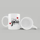 Caneca de Porcelana para o Dia Dos Namorados