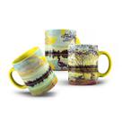 Caneca de Porcelana Parque do Sábia Marreco Natureza Lago