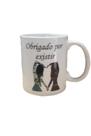 Caneca de Porcelana Personalizada 300ml - 2 Reis Vidros